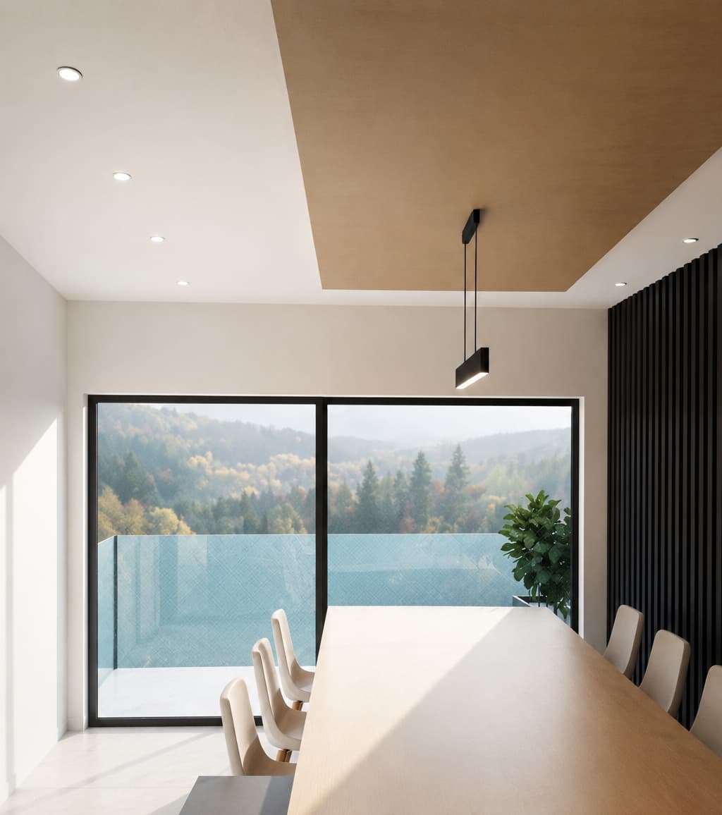 Sala de reuniones con vista al valle